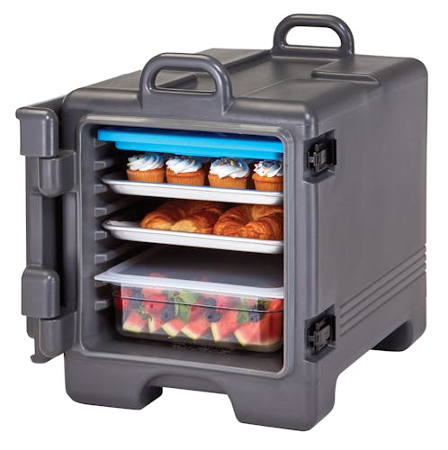 1318CC615 Charcoal Gray Non-Electric Combo Camcarrier w/ Food Pans