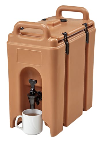 Cambro Dark Brown Camtainer 4.75 Gal Insulated Cold or Hot Beverage  Dispenser