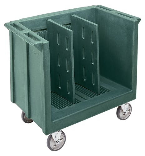 TDC30192 Granite Green Adjustable Tray & Dish Cart