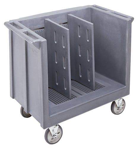 TDC30191 Granite Gray Adjustable Tray & Dish Cart
