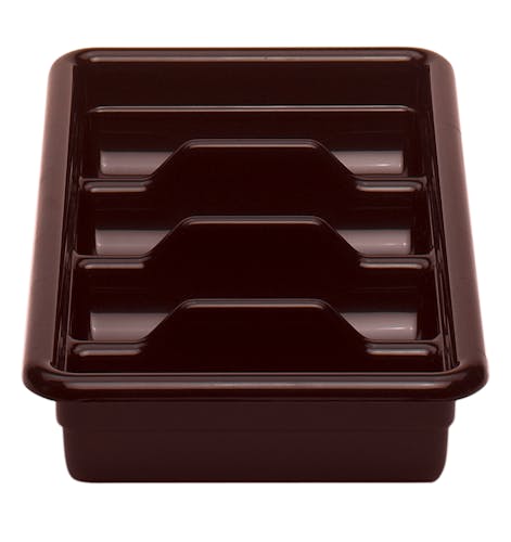 1120CBR131 Dark Brown Regal 4-Compartment Cutlery Box