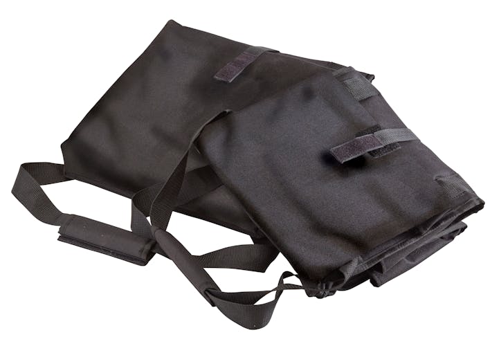 GBD121515110 Black Medium Folding Delivery Bag w Receipt
