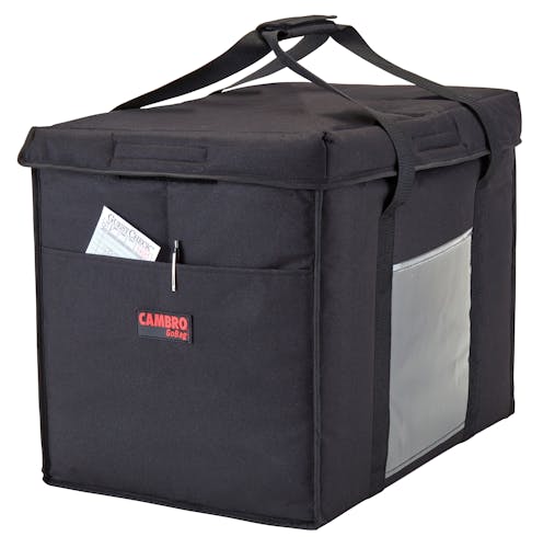 GBD211417110 Black Large Folding Delivery Bag w/ Receipt