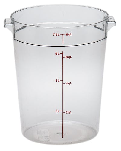 RFSCW8135 Camwear Clear 8 QT Round Container