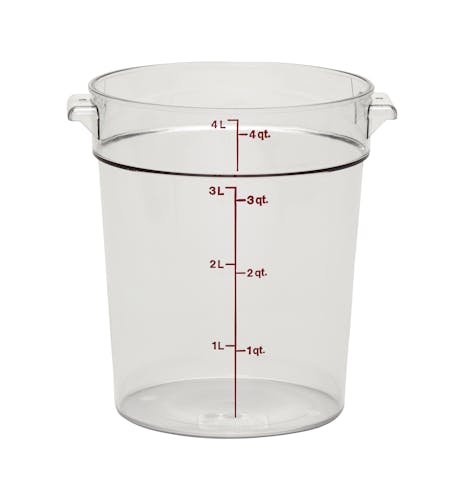 RFSCW4135 Camwear Clear 4 QT Round Container