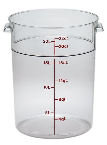 RFSCW22135 Camwear Clear 22 QT Round Container