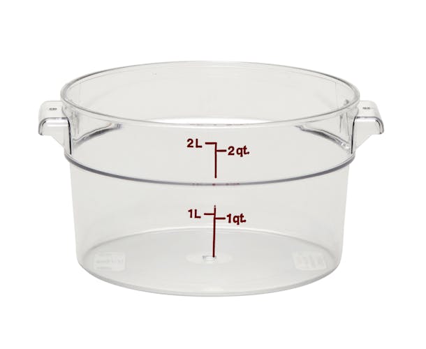 RFSCW2135 Camwear Clear 2 QT Round Container