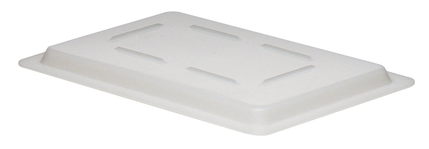 1218CP148 White Poly Food Storage Box Flat Lid