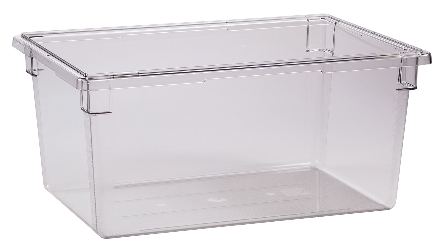 Vigor 18 x 12 x 6 Clear Polycarbonate Food Storage Box with Lid