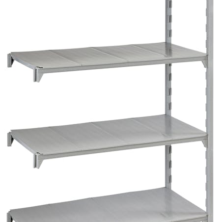 Camshelving® - Add-On Units - Stationary with Solid Shelves