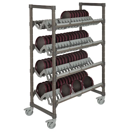 Camshelving® Elements Series Angled Drying Rack for Healthcare