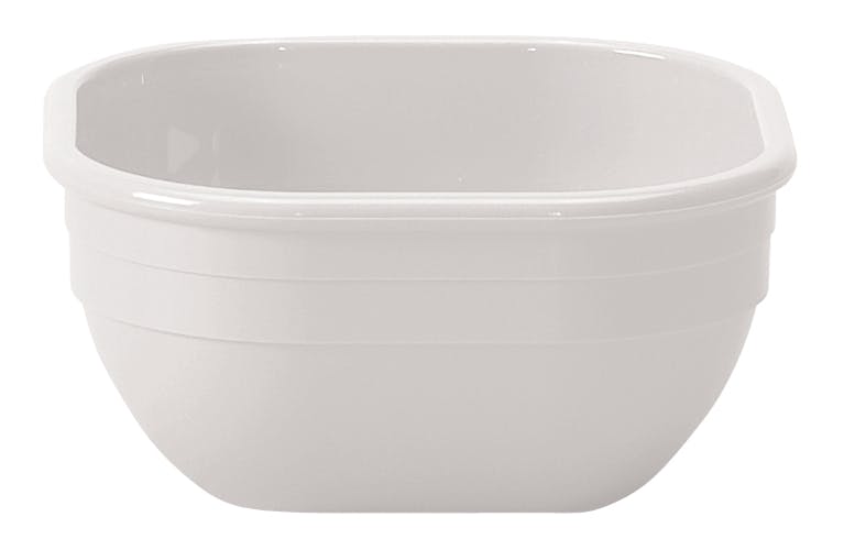 10CW148 Camwear Dinnerware Bowl - White 9.4 oz Square