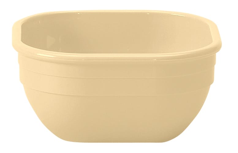 10CW133 Camwear Dinnerware Bowl - Beige 9.4 oz Square