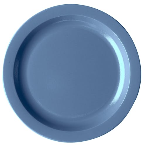 10CWNR401 Camwear Dinnerware Plate - Slate Blue 10" Narrow Rim