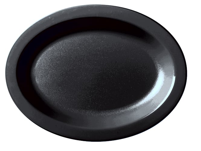 120CWP110 Camwear Dinnerware Black Oval Platter