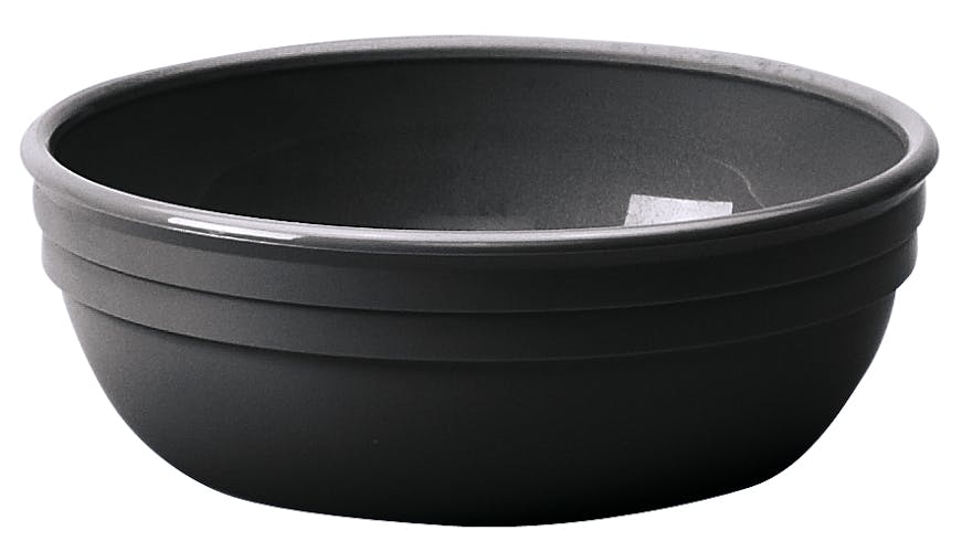 100CW110 Camwear Dinnerware Bowl - Black 12.5 oz Round