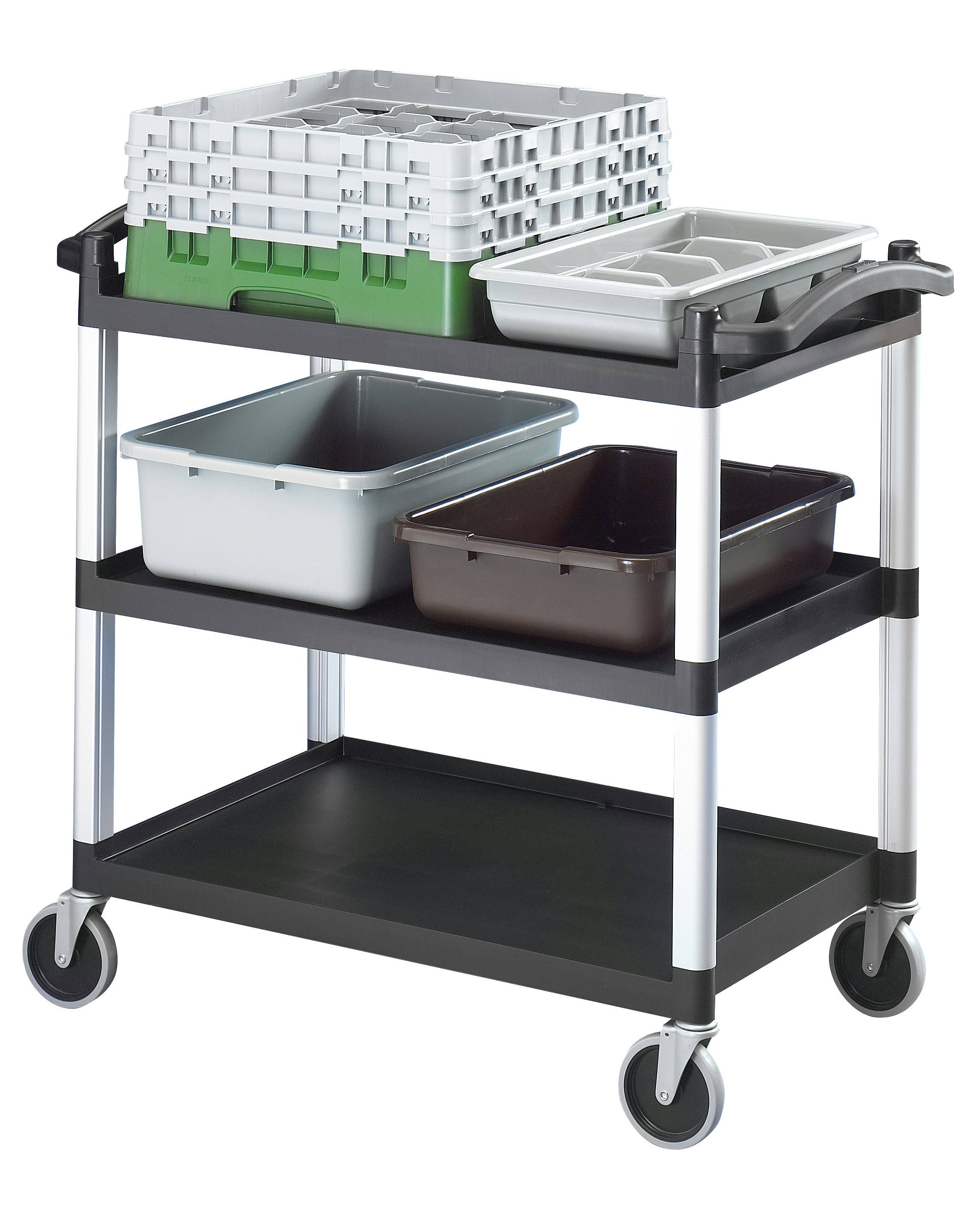 with 2 shelf levels Chunky Bunk Trolley Table Cart Load Capacity 120 kg 