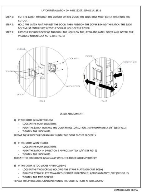 Latch Installation Manual