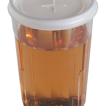Cambro PC34CW Camwear 1 Liter Self-Service Stackable Pitcher with Lid