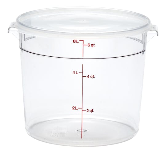 RFSCW6135 Camwear Clear 6 QT Round Container