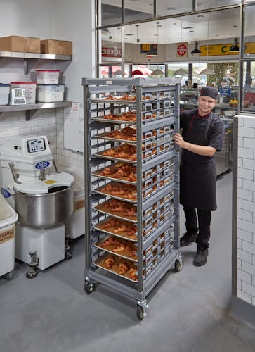 UPR1826F20580 Full Size Ultimate Sheet Pan Rack w 3" Spacing & Croissants