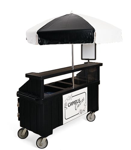 CVC72110 Black Camcruiser Vending Cart