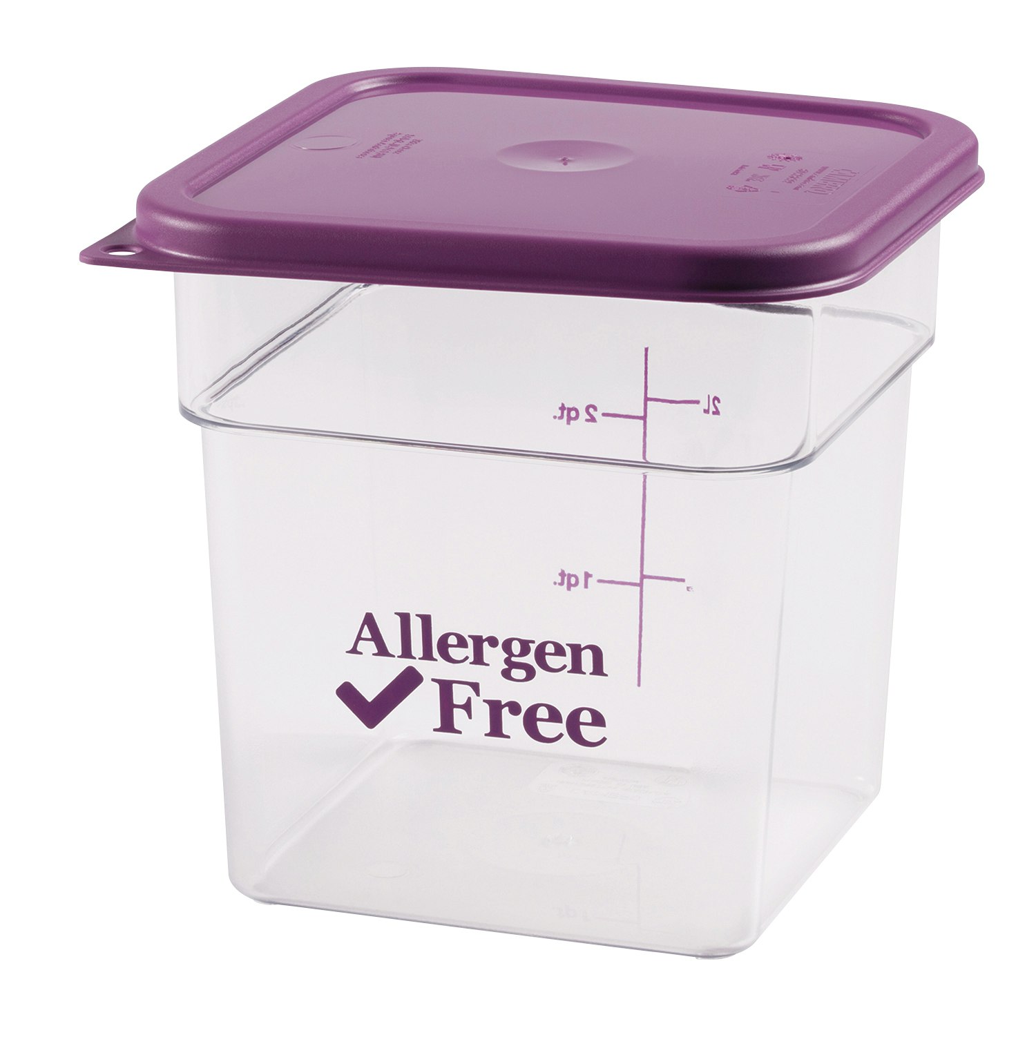 Cambro Camwear Measuring Cups, 16 oz, Allergen-Free Purple, Pack of