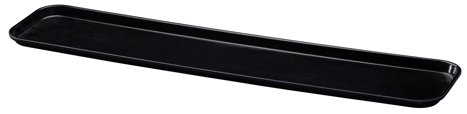 30"L x 9"W Details about   12 PACK Bakery Tray  Market Tray In Black Fiberglass 