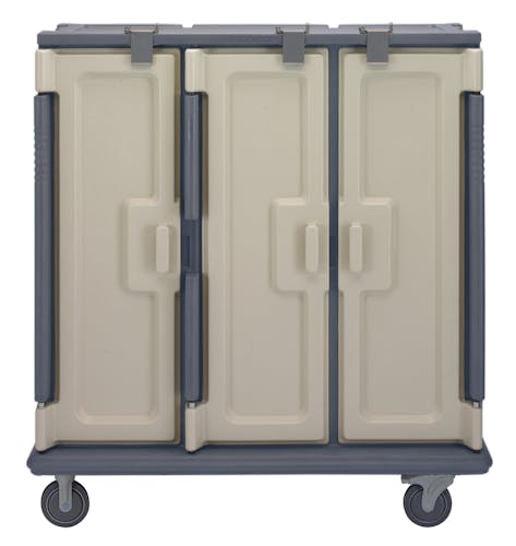 MDC1411T60191 Granite Gray 60-Tray Meal Delivery Cart