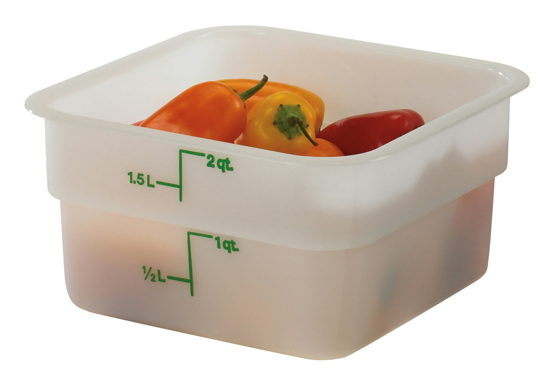 KIGI Paquete de 6 recipientes cuadrados de plástico para almacenamiento de  alimentos de 42.3 onzas/10.1 onzas/20.3 onzas y tazones redondos anidados