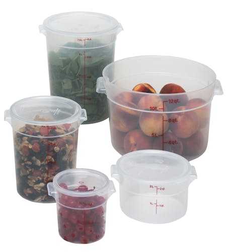 CAMBRO 6QT ROUND FOOD CONTAINER - Rush's Kitchen
