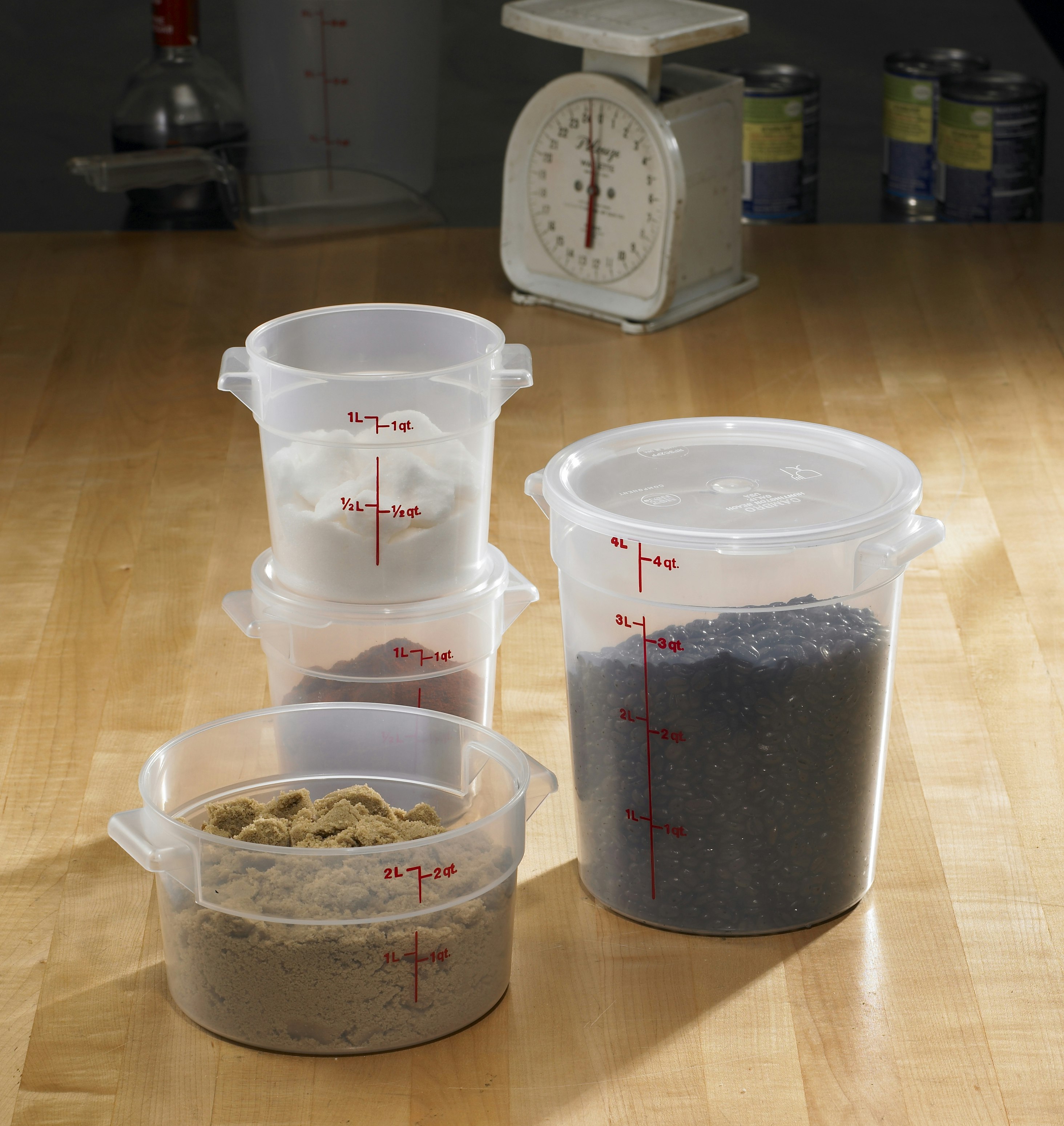 CAMBRO 6QT ROUND FOOD CONTAINER - Rush's Kitchen