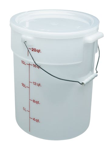 RFSC12148 Poly Round Cover on Pail with Bail