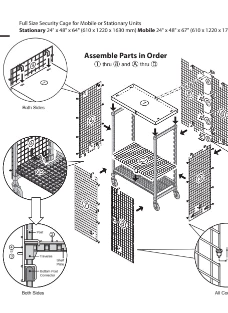 Assembly Manual - Full Wrap Security Cage 
