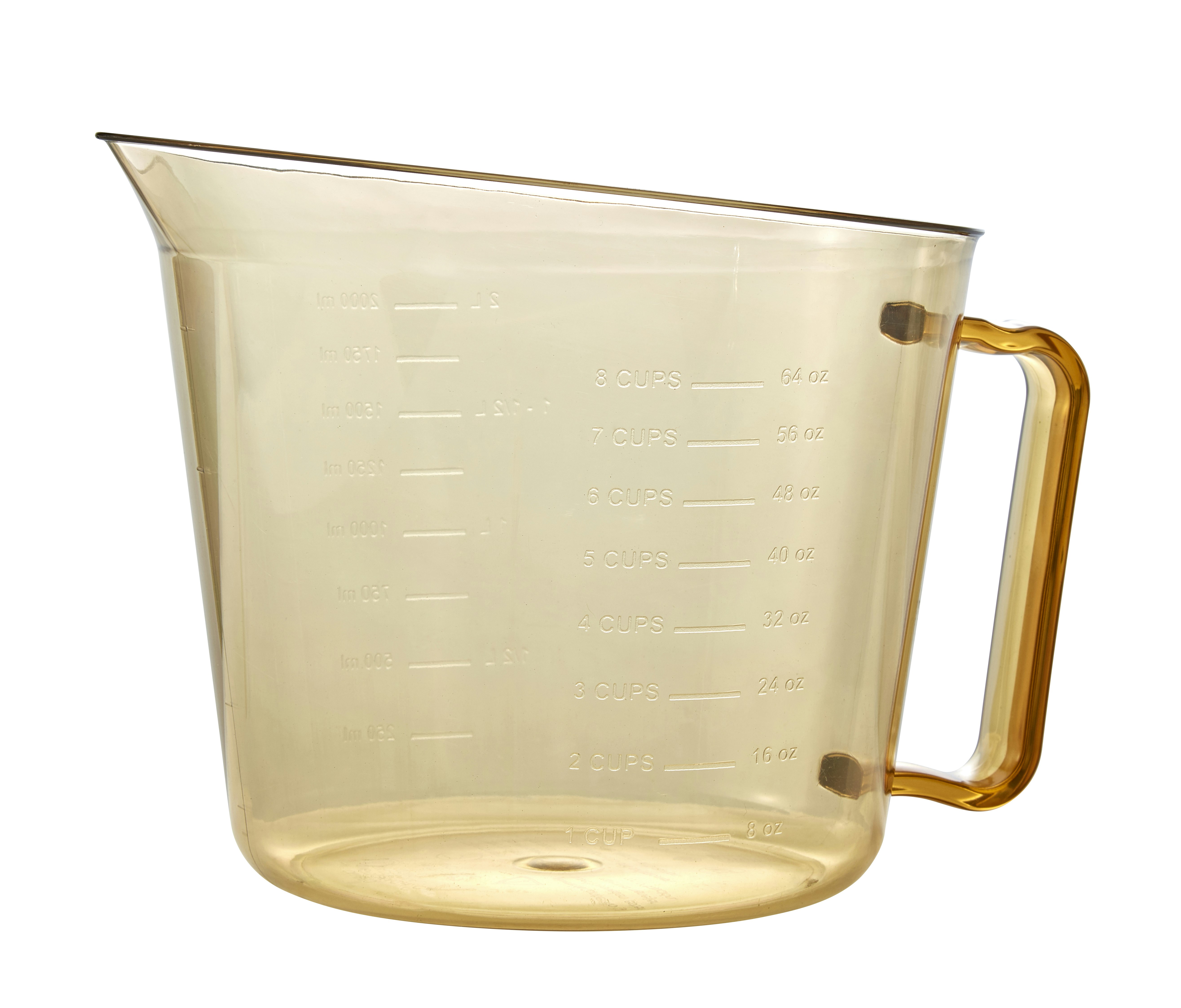 Goeielewe Glass Measuring Cup with Spout, Heat Resistant