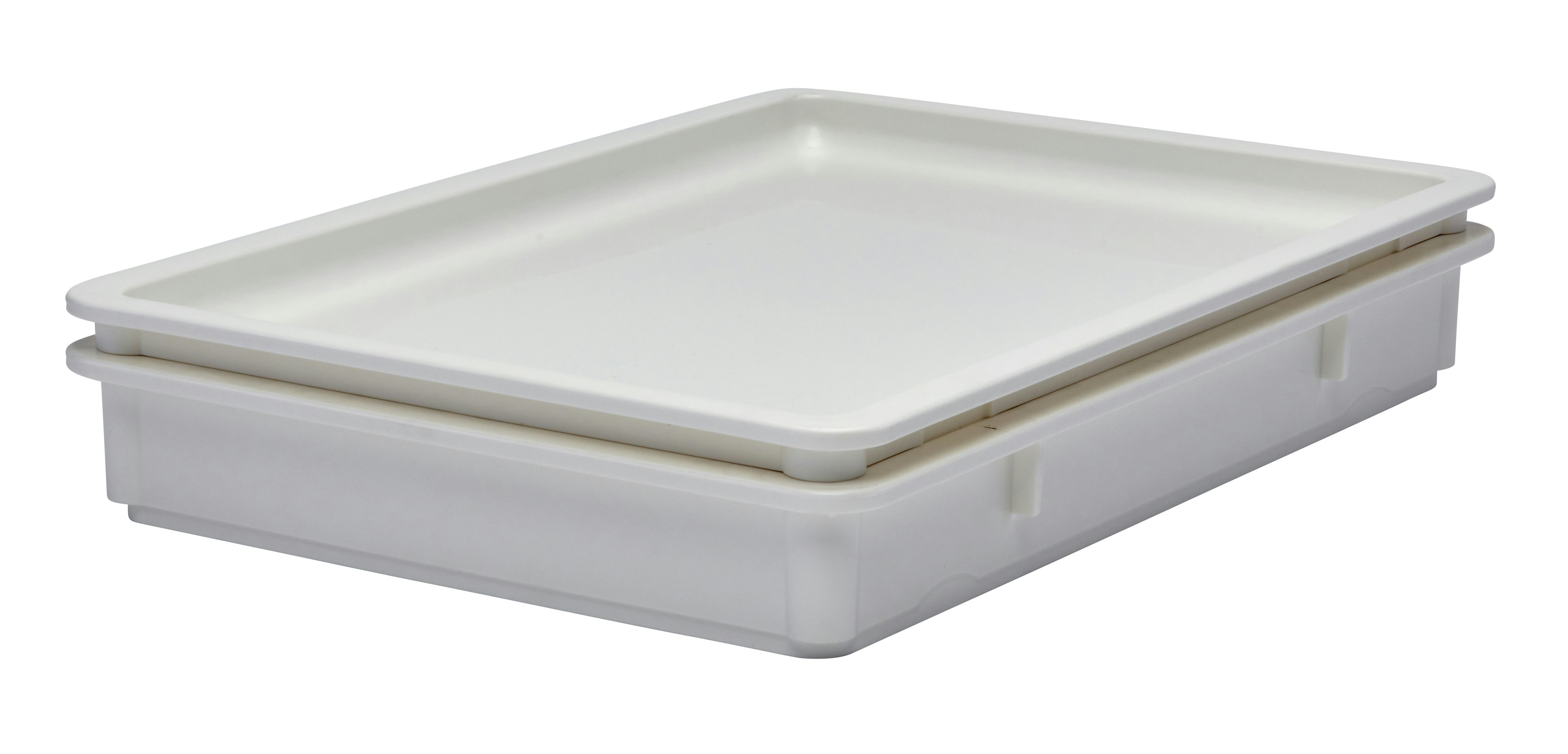 Choice 26 x 18 x 9 White Plastic Food Storage Box