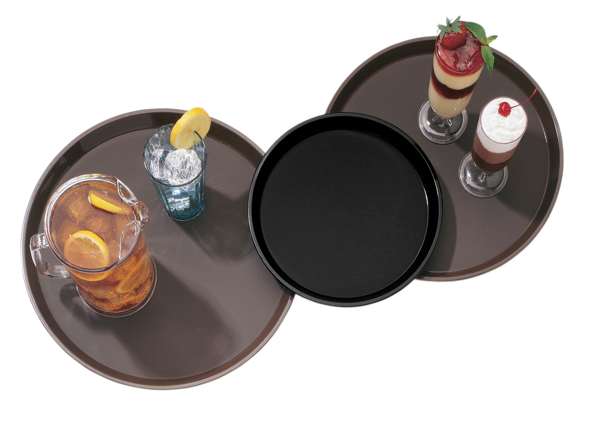 VTG Cambro Camlite Cafeteria/Buffet Serving Trays/Platters Fiberglass Cocoa FUN! 