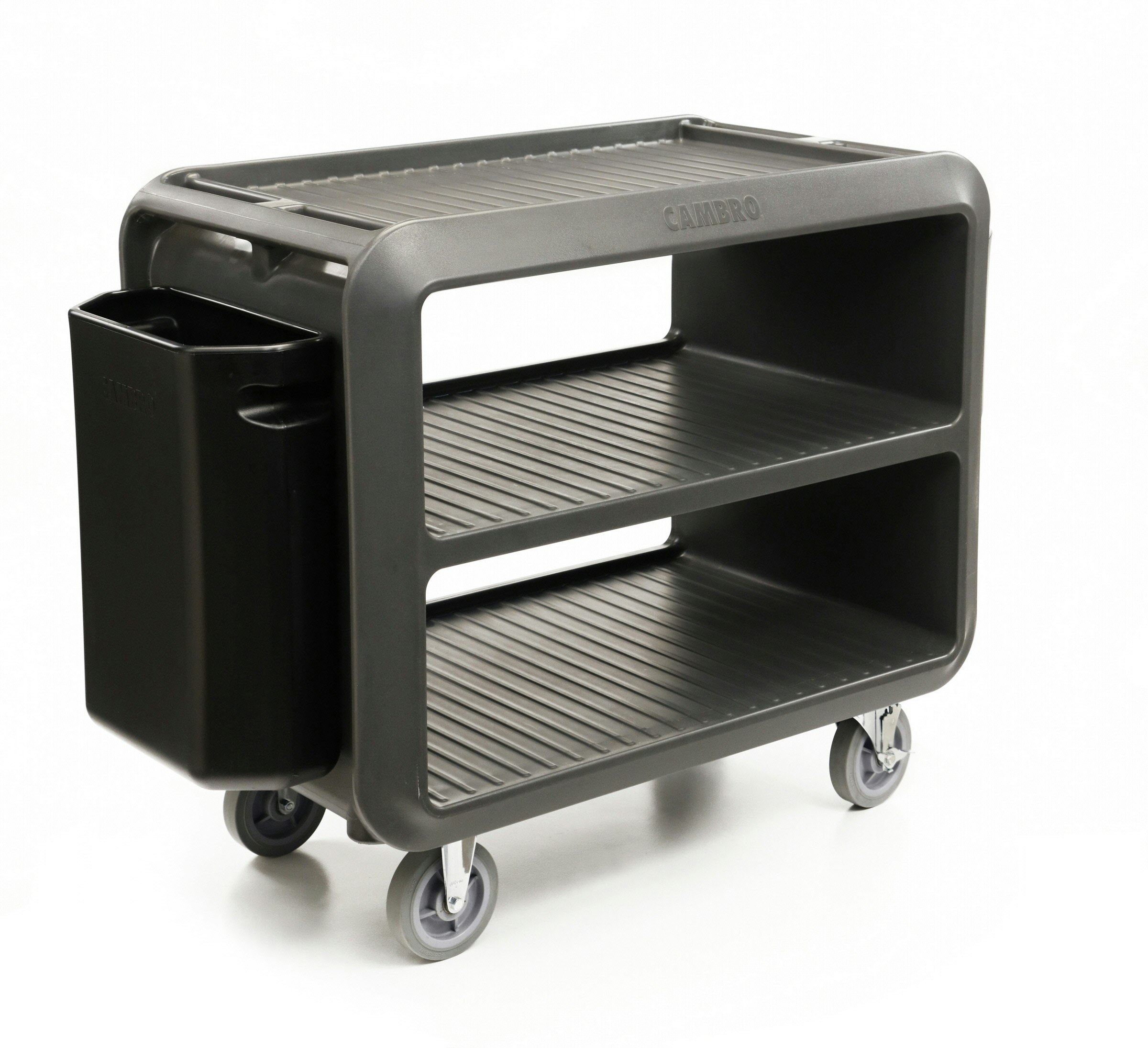 Beverage Service Cart with 4 Swivel Casters Cambro