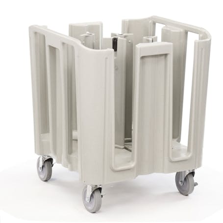 Polyethylene Adjustable Dish Caddy with 6 Adjustable Dividers and