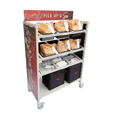 Camshelving Premium® Series Flex Stations for Curbside & Takeout 