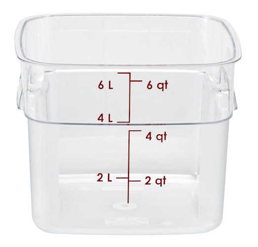 6SFSPROCW135 CamSquares FreshPro 6 QT Camwear Container