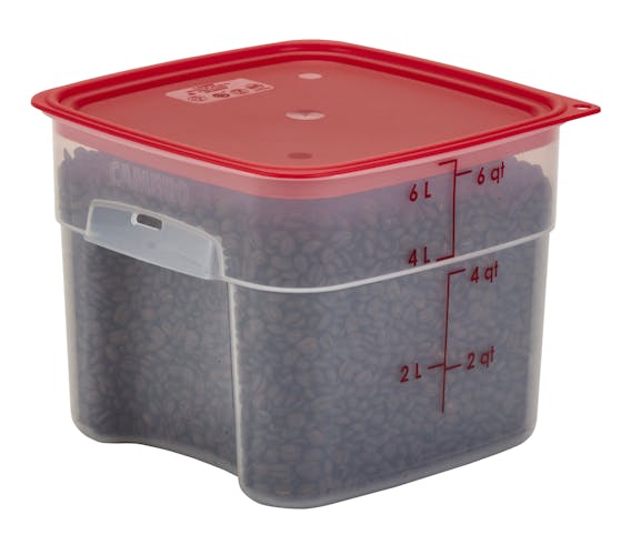6SFSPROPP190 CamSquares FreshPro 6 QT Container with Easy Seal Cover