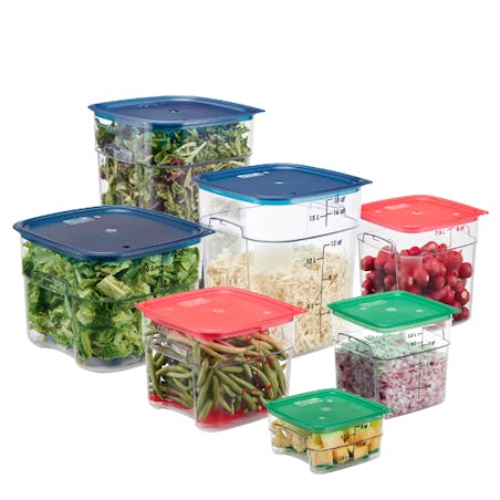 Conteneurs de stockage des aliments - carrés, ronds et boîtes alimentaires