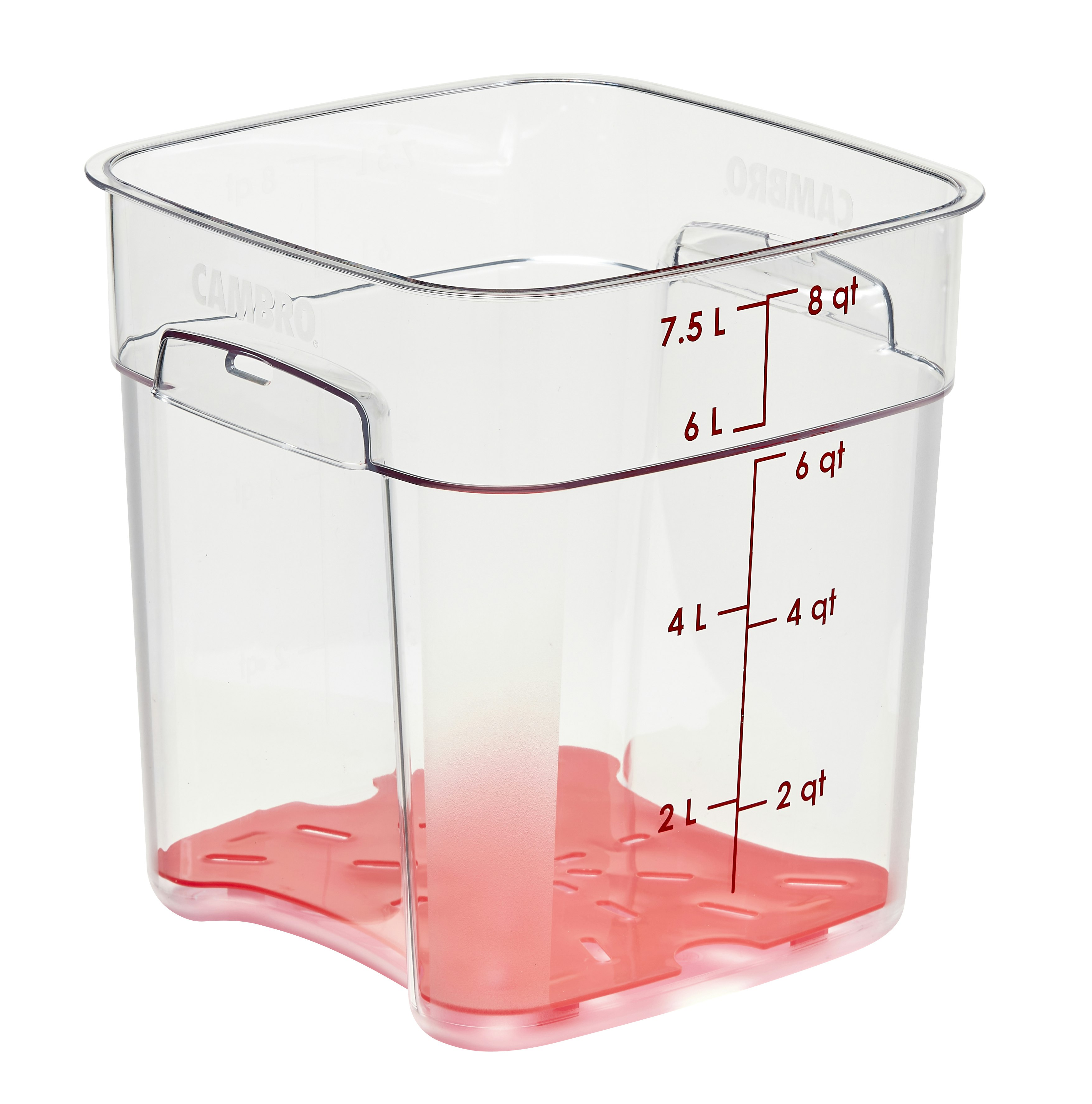 6 Qt Clear Food Container, Cambro 6SFSPROCW135