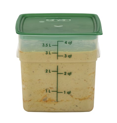 4SFSPROPP190 CamSquares FreshPro 4 QT Camwear Container with Easy Seal Cover