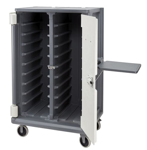 MDC1520T20191 Meal Delivery Cart Capacity 20 Trays 15" X 20" Granite Gray