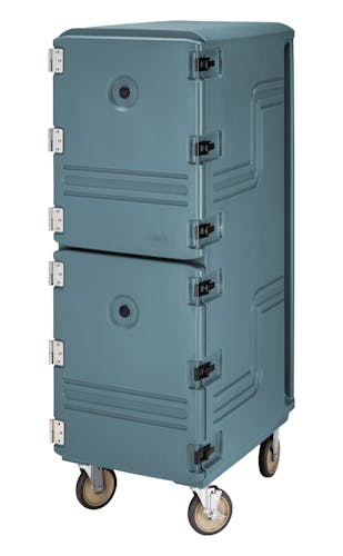 1826DBC401 Camcarts® Double Cavity Cart for Food Storage Boxes Slate Blue