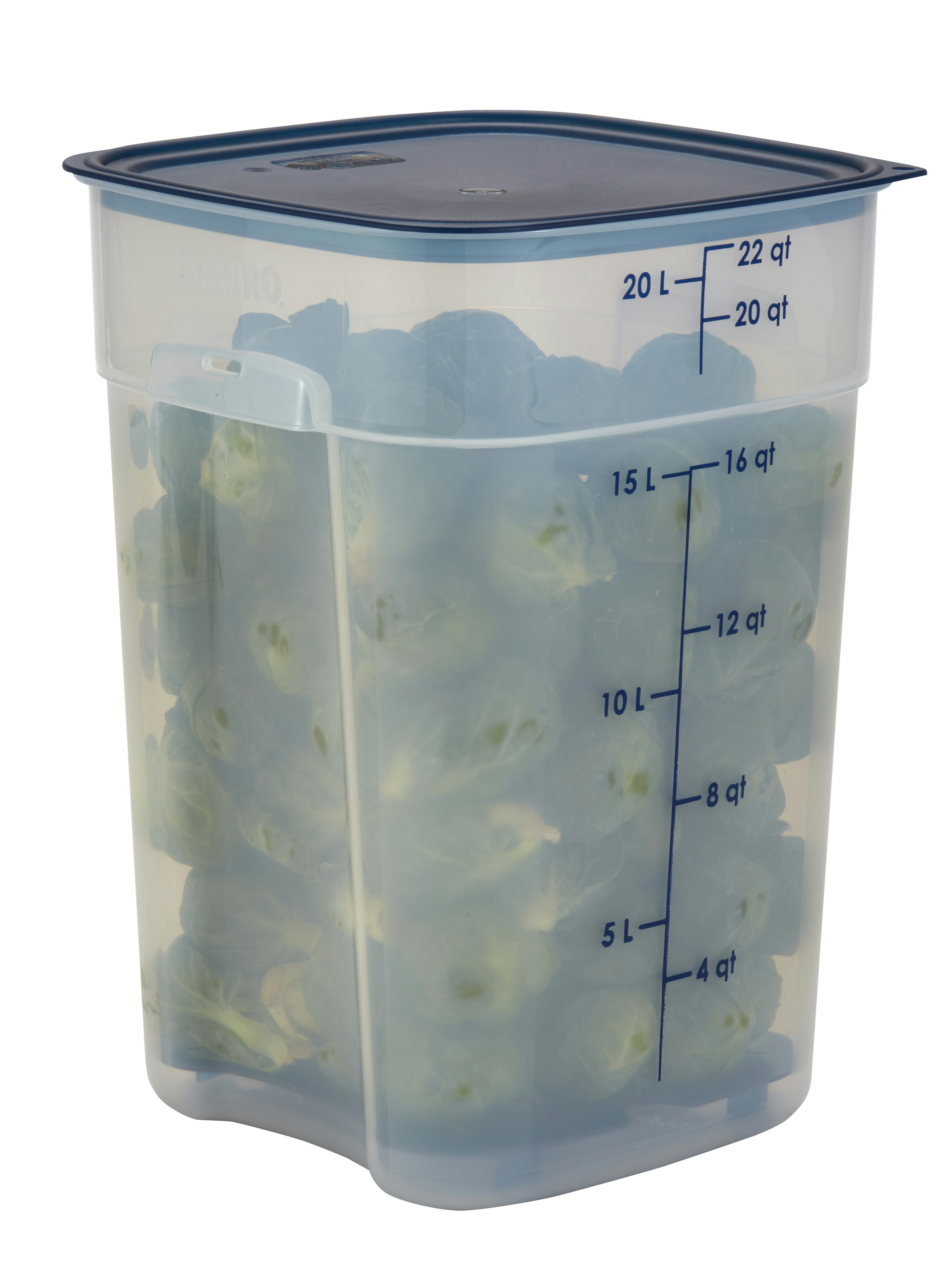 4 Gallon (15L) Classroom Storage Bin, Green (Case of 6)